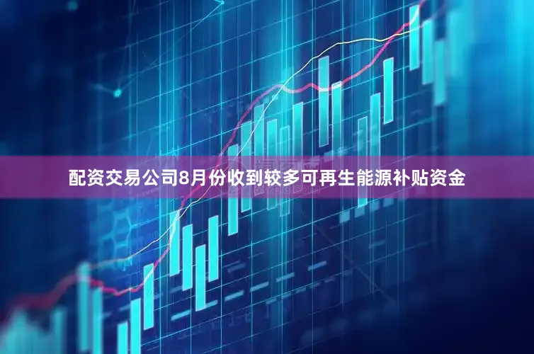 配资交易公司8月份收到较多可再生能源补贴资金